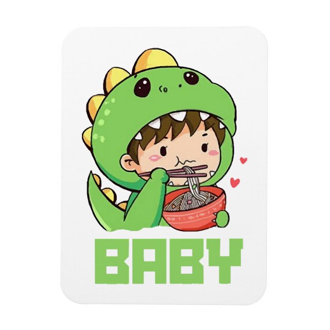 baby godzilla magnet (Vertical)