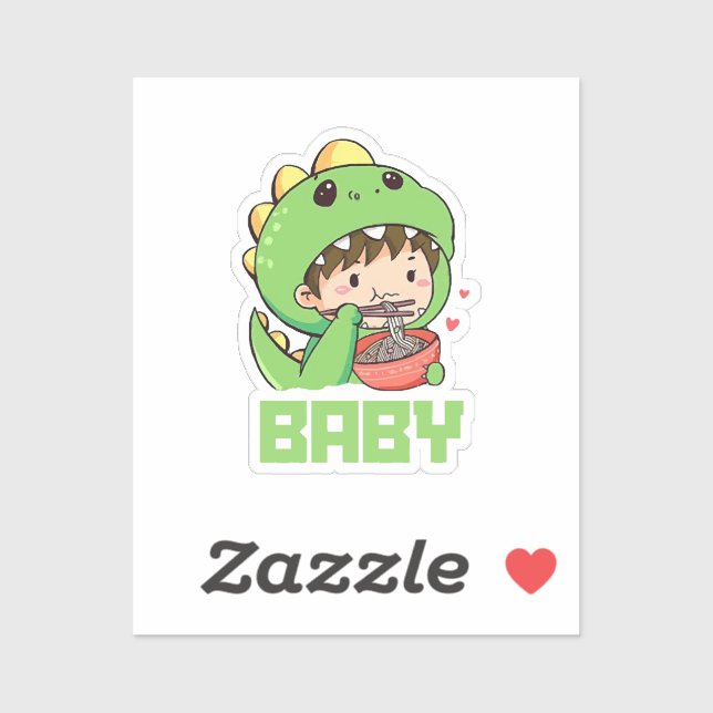 baby godzilla sticker (Sheet)