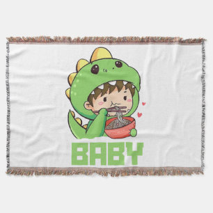 baby godzilla throw blanket
