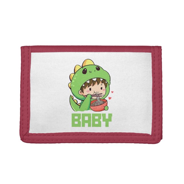 baby godzilla tri-fold wallet (Front)