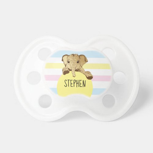 Baby Gold Elephant  Pacifier