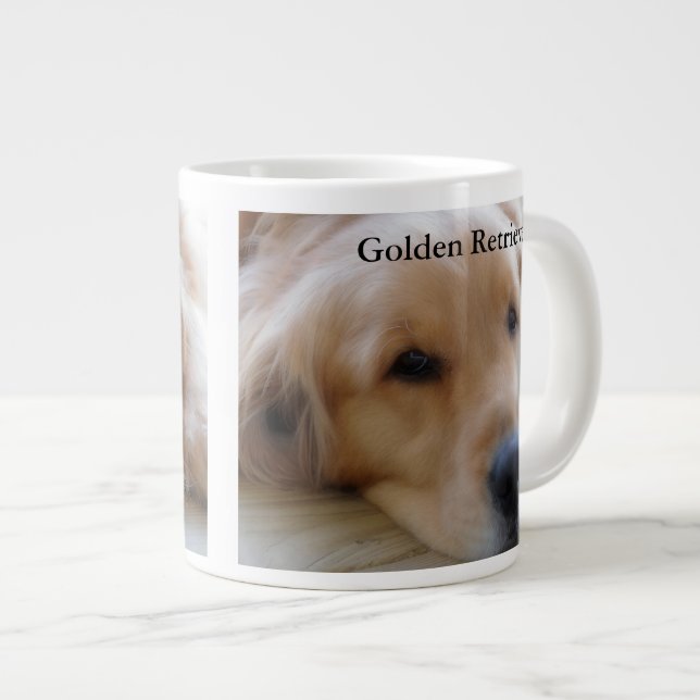 Baby, Golden Retriever Giant Coffee Mug (Front Right)