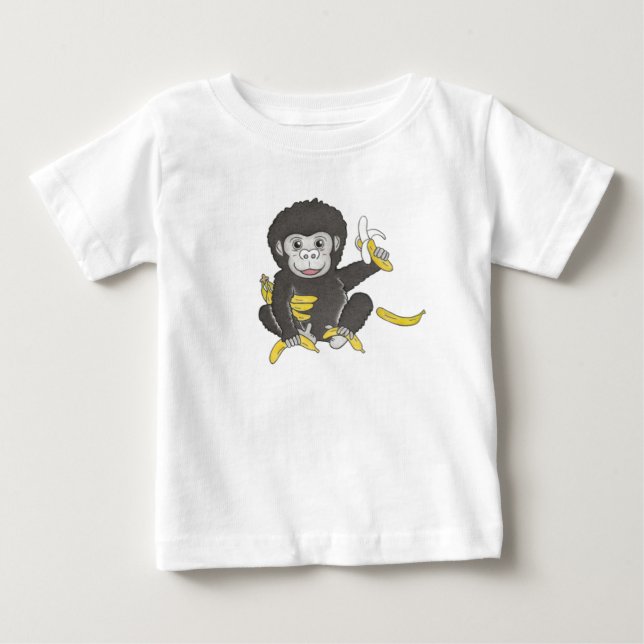 Baby gorilla baby T-Shirt (Front)