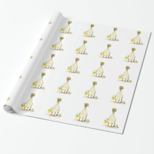 Baby Gosling on the Beach Wrapping Paper