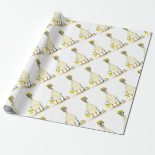 Baby Gosling on the Beach Wrapping Paper