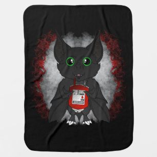 Baby Goth Bat Blanket