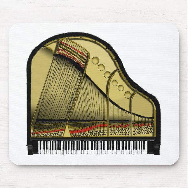 Baby Grand Piano Mousepad (Front)