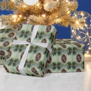 Baby Gray Squirrels Christmas Wrapping Paper