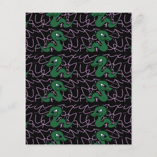 Baby green dragon pattern (Front)