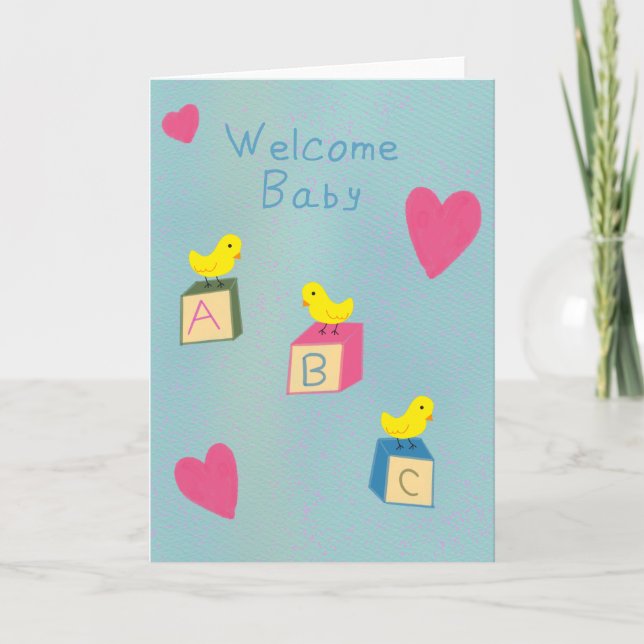 Baby greeting card (Front)