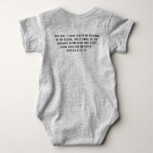Baby Grey Snap Tee God's Promise