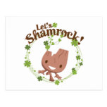 Baby Groot &quot;Let&#39;s Shamrock!&quot; Postcard