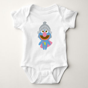 Baby Grover in Armor Baby Bodysuit