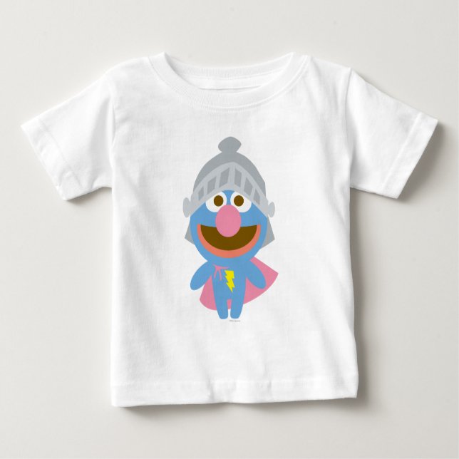 Baby Grover in Armor Baby T-Shirt (Front)