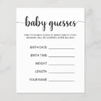 Baby guesses 2025