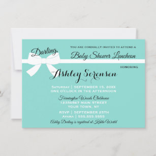 Baby & Guests Sprinkle Shower Tiara Party Invitation