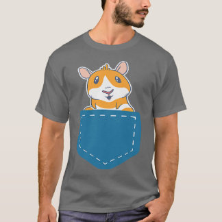 Baby Guinea Pig in Pocket Cute Guinea Pig  T-Shirt