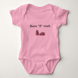 baby guitar,  Born *2* rock Bodysuit