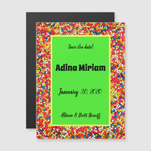 Baby Gumballs Save the Date Magnet