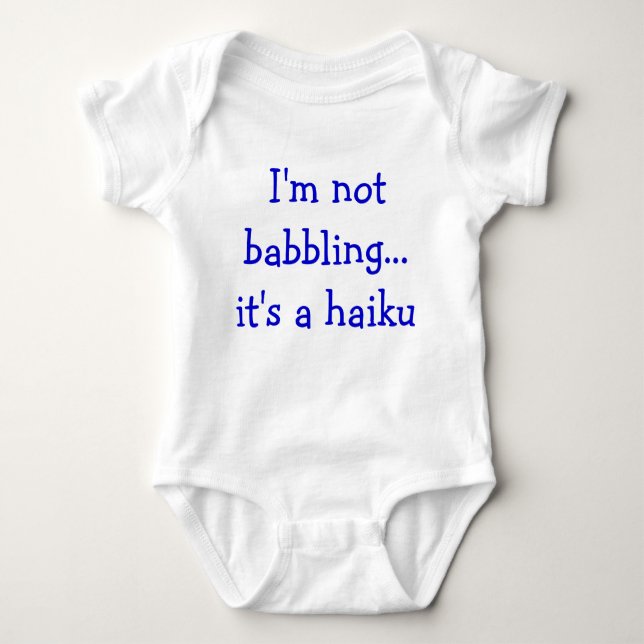 Baby Haiku Bodysuit (Front)
