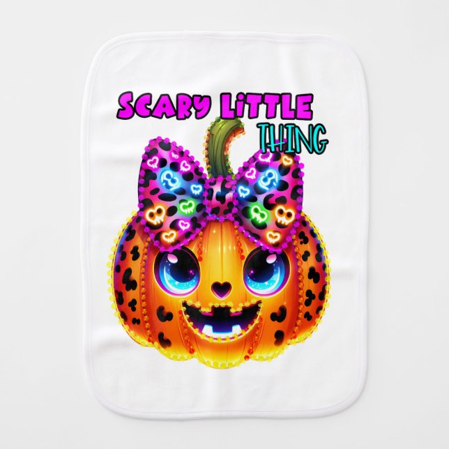 Baby Halloween  Baby Burp Cloth (Front)