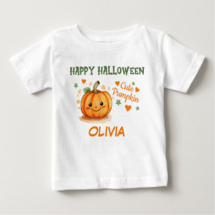Baby Halloween Cute Pumpkin Baby T-Shirt