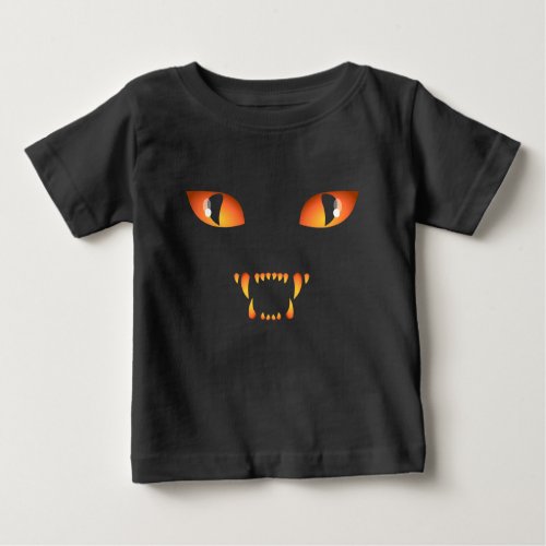 Baby Halloween Shirt Black Cat Costume Shirt Tee