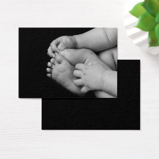 Baby Hands and Feet Black and White (Desk)