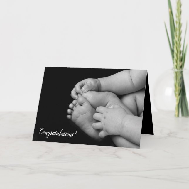 Baby Hands and Feet Card (Front)