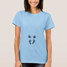 Baby Hands and Feet Maternity Shirts