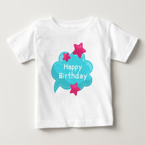 Baby Happy Birthday T_shirt