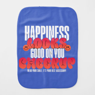 BABY HAPPY LOOK CHEER UP BURP TOWEL CLOTH