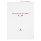 baby hedgehog cards (Back)