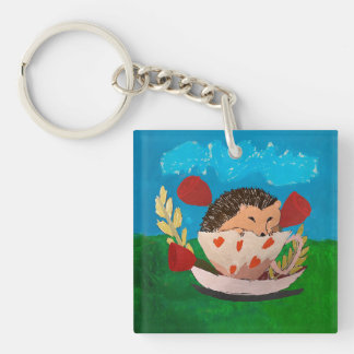 Baby Hedgehog Keychain