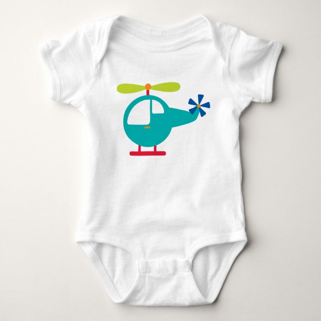 Baby Helicopter Bodysuit (Front)
