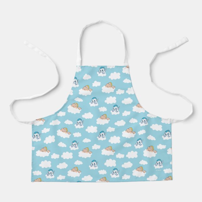 Baby Hercules and Pegasus Cloud Pattern Apron (Front)