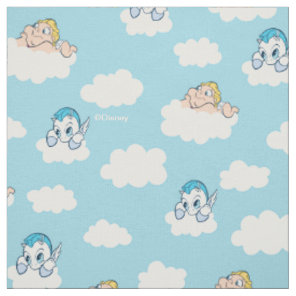Baby Hercules and Pegasus Cloud Pattern Fabric