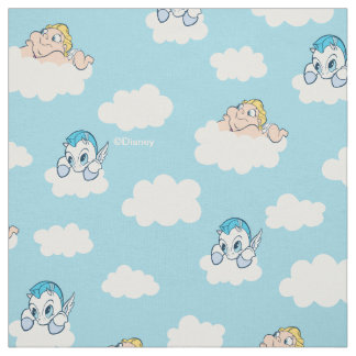 Baby Hercules and Pegasus Cloud Pattern Fabric