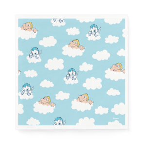 Baby Hercules and Pegasus Cloud Pattern Napkins