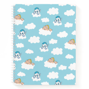 Baby Hercules and Pegasus Cloud Pattern Notebook