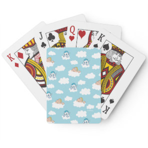 Baby Hercules and Pegasus Cloud Pattern Poker Card