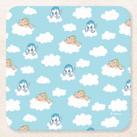 Baby Hercules and Pegasus Cloud Pattern Square Pap