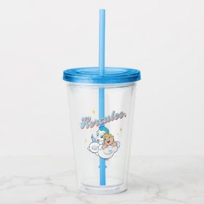 Baby Hercules and Pegasus on a Cloud Acrylic Tumbl Tumbler