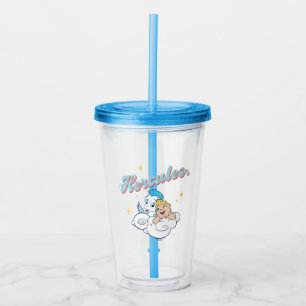 Baby Hercules and Pegasus on a Cloud Acrylic Tumbl Tumbler