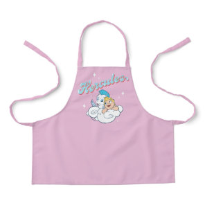 Baby Hercules and Pegasus on a Cloud Apron
