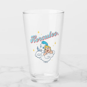 Baby Hercules and Pegasus on a Cloud Glass