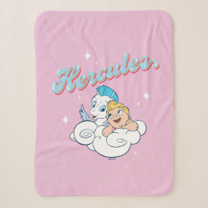 Baby Hercules and Pegasus on a Cloud Sherpa Blanke Blanket