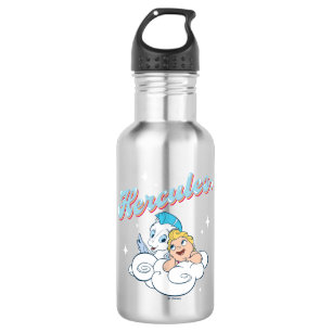 Baby Hercules and Pegasus on a Cloud Stainless Ste Steel Water Bottle