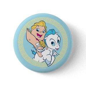 Baby Hercules Riding Pegasus Button