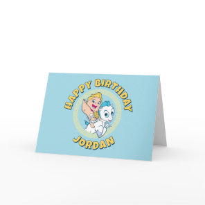 Baby Hercules Riding Pegasus Card
